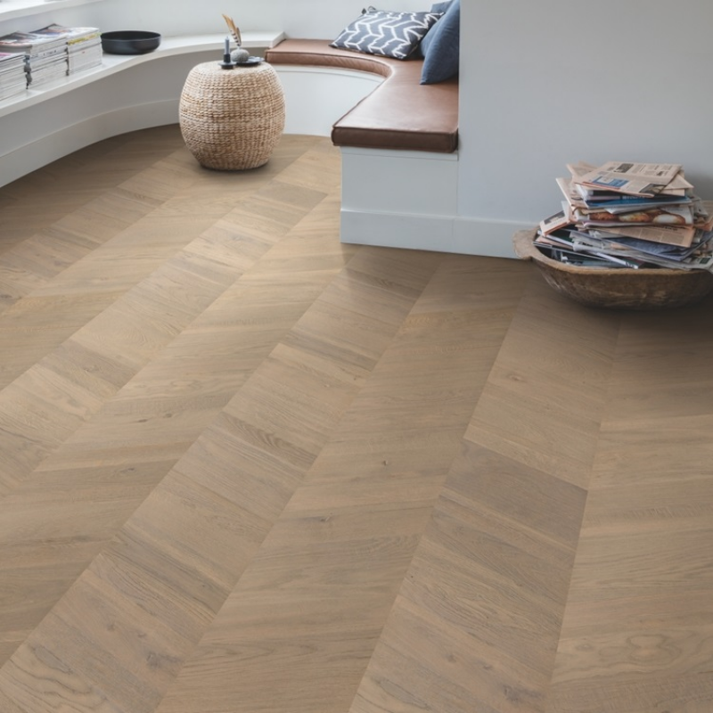 QuickStep Intenso Eclipse Oak Oiled INT3902 Chevron Engineered Wood Flooring